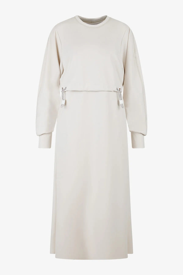Sweatkleid im Lagenlook 01