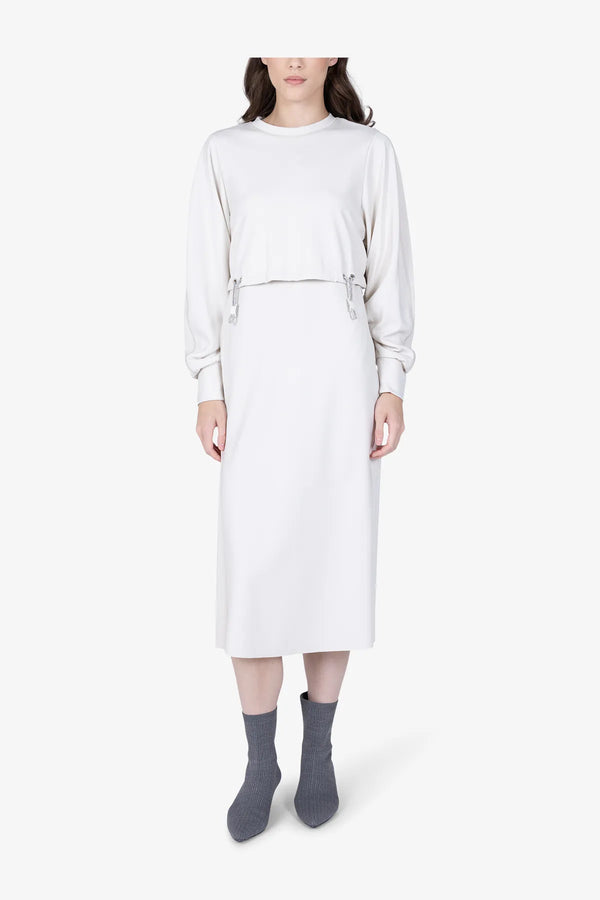 Sweatkleid im Lagenlook 03