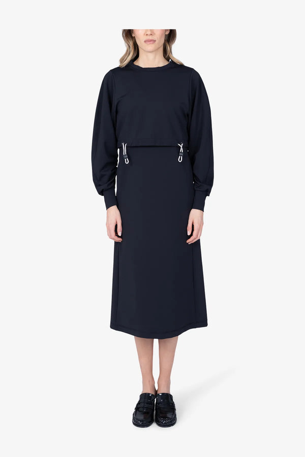 Sweatkleid im Lagenlook 03