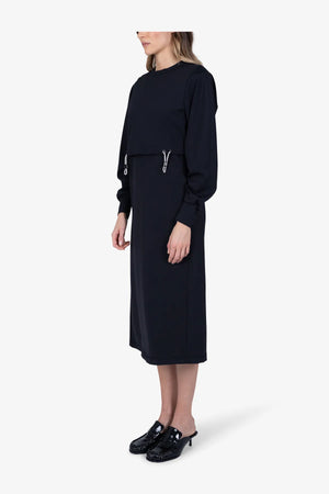 Sweatkleid im Lagenlook 04