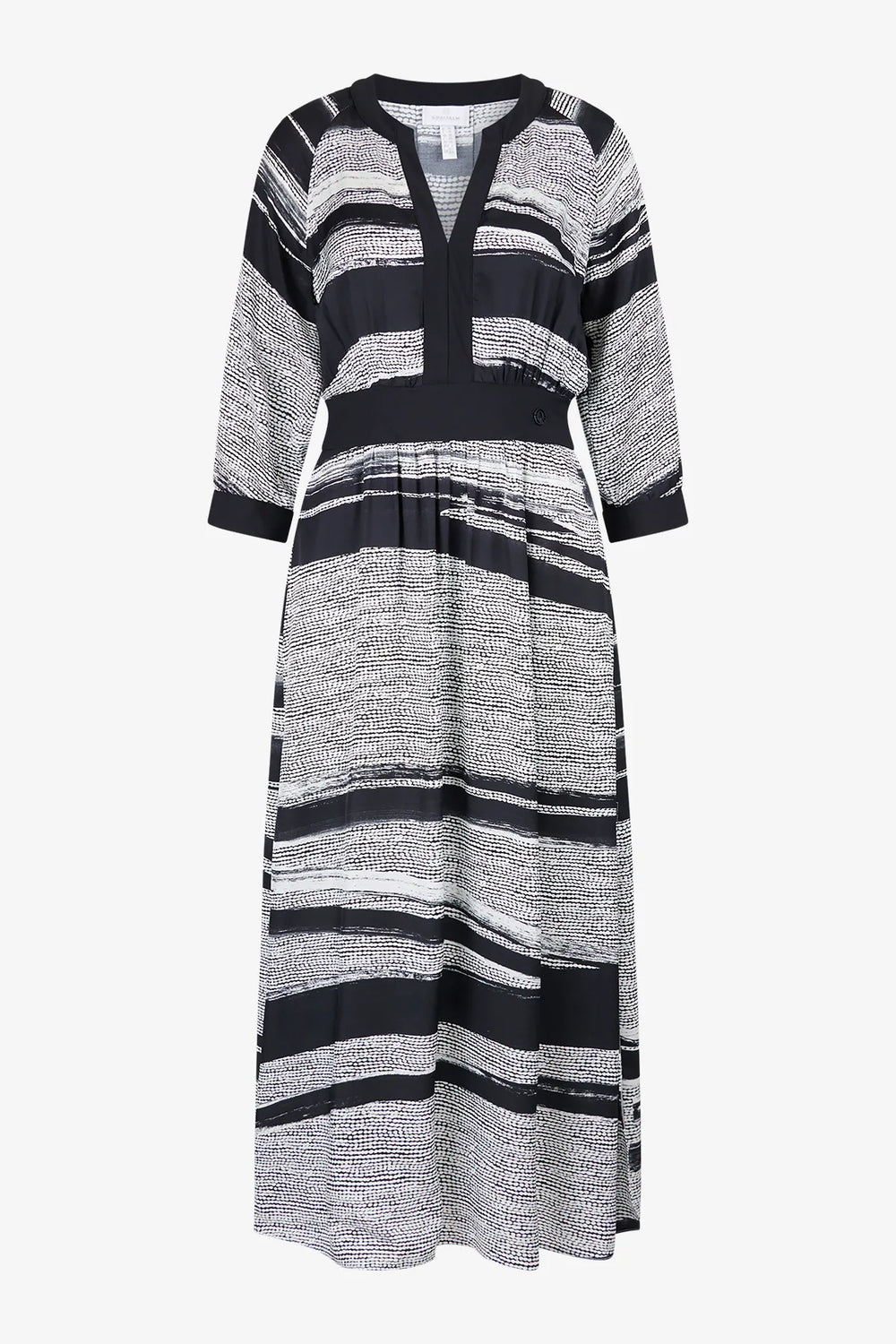 Maxi-Kleid aus fließender Blusen-Qualität 01