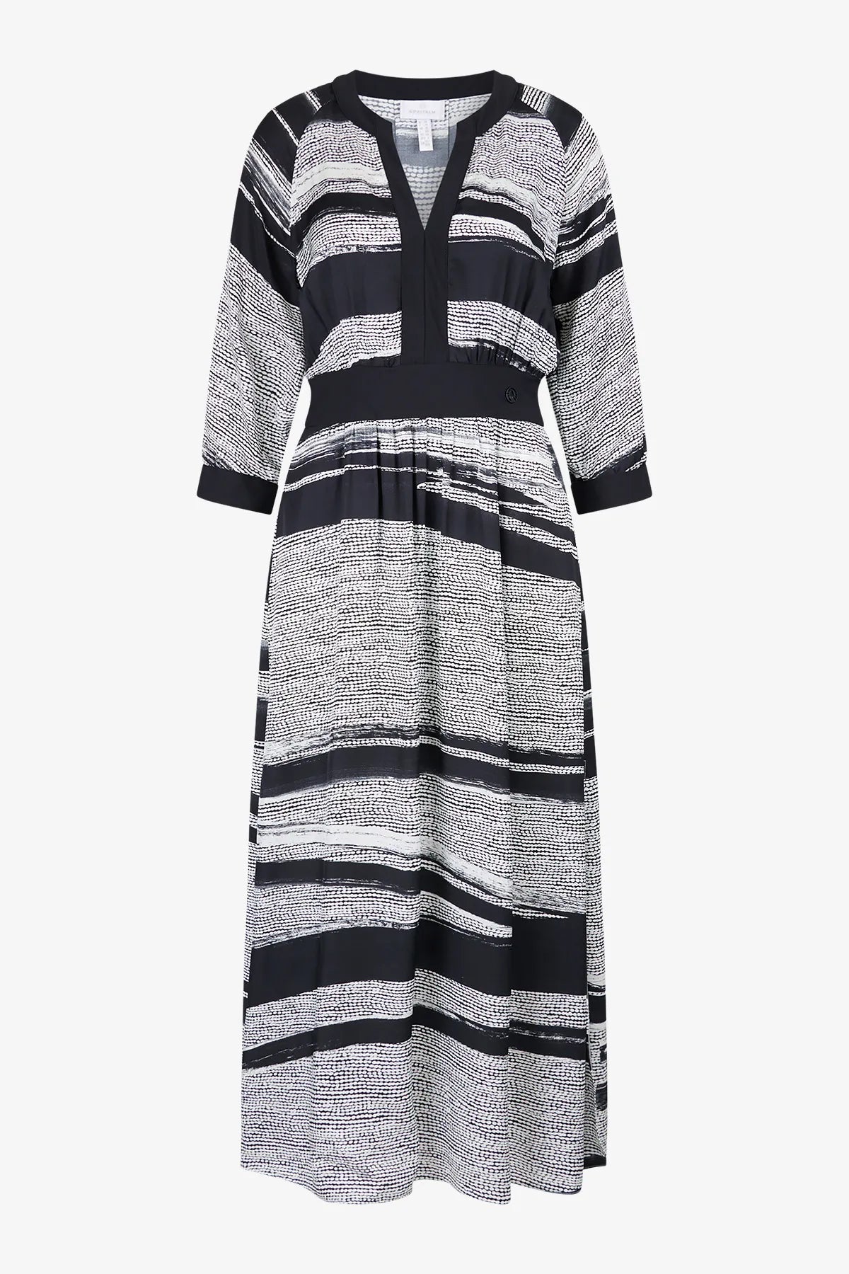 Maxi-Kleid aus fließender Blusen-Qualität 01