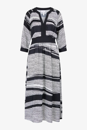 Maxi-Kleid aus fließender Blusen-Qualität 01