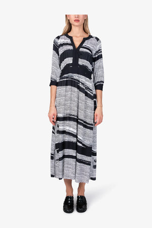 Maxi-Kleid aus fließender Blusen-Qualität 03