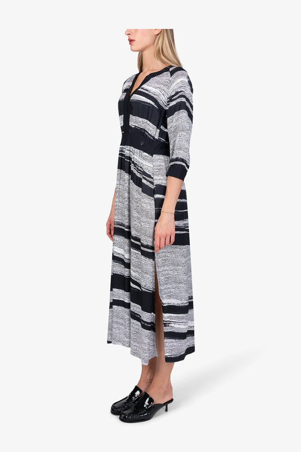 Maxi-Kleid aus fließender Blusen-Qualität 04