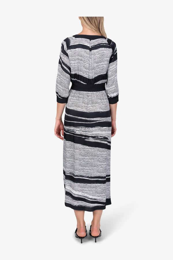 Maxi-Kleid aus fließender Blusen-Qualität 05