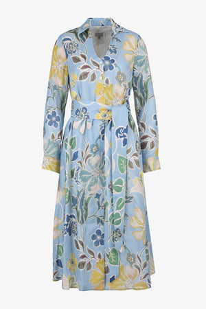 Kleid mit Blusenkragen 01