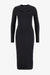 Strick-Midikleid mit Cut-Outs im Ärmel 01