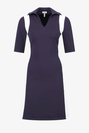 Golfkleid mit Kontrasteinsätzen 01