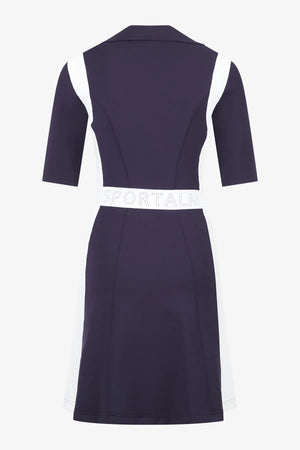 Golfkleid mit Kontrasteinsätzen 02