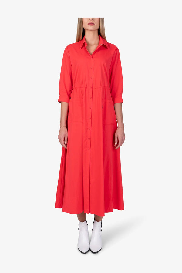 Sommerliches Kleid mit weitem Saum 03