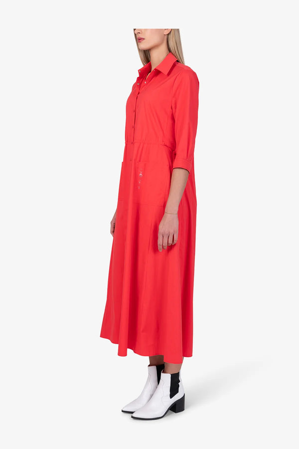 Sommerliches Kleid mit weitem Saum 04