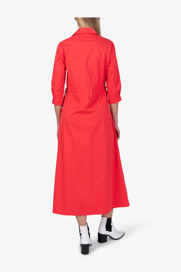 Sommerliches Kleid mit weitem Saum 05