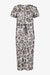 Doppellagiges Mesh-Kleid im Leo-Dessin 01