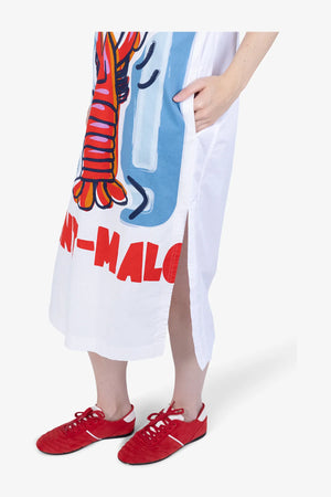 Kleid aus Baumwolle mit Lobster-Print 07