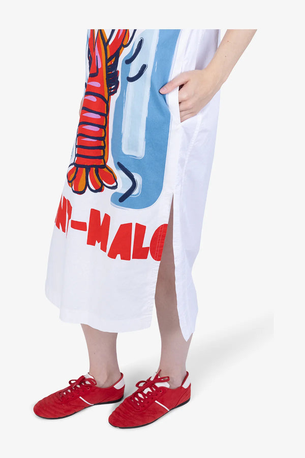 Kleid aus Baumwolle mit Lobster-Print 07