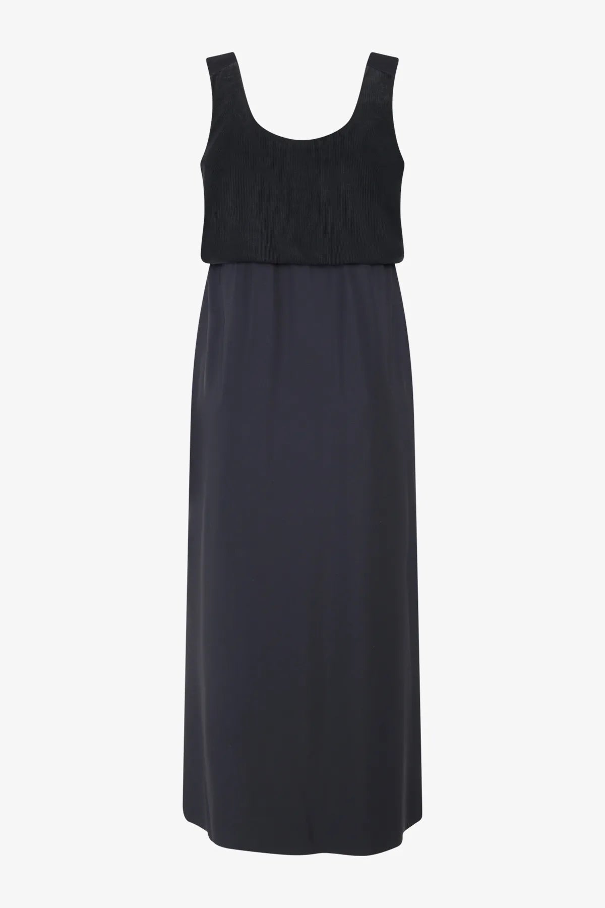 Modernes Empire-Kleid im Materialmix 02