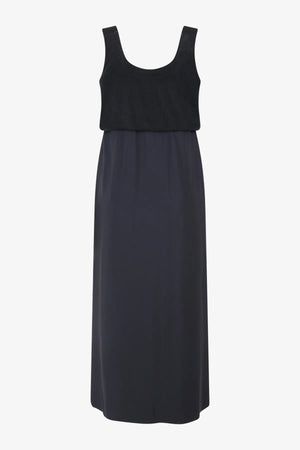 Modernes Empire-Kleid im Materialmix 02