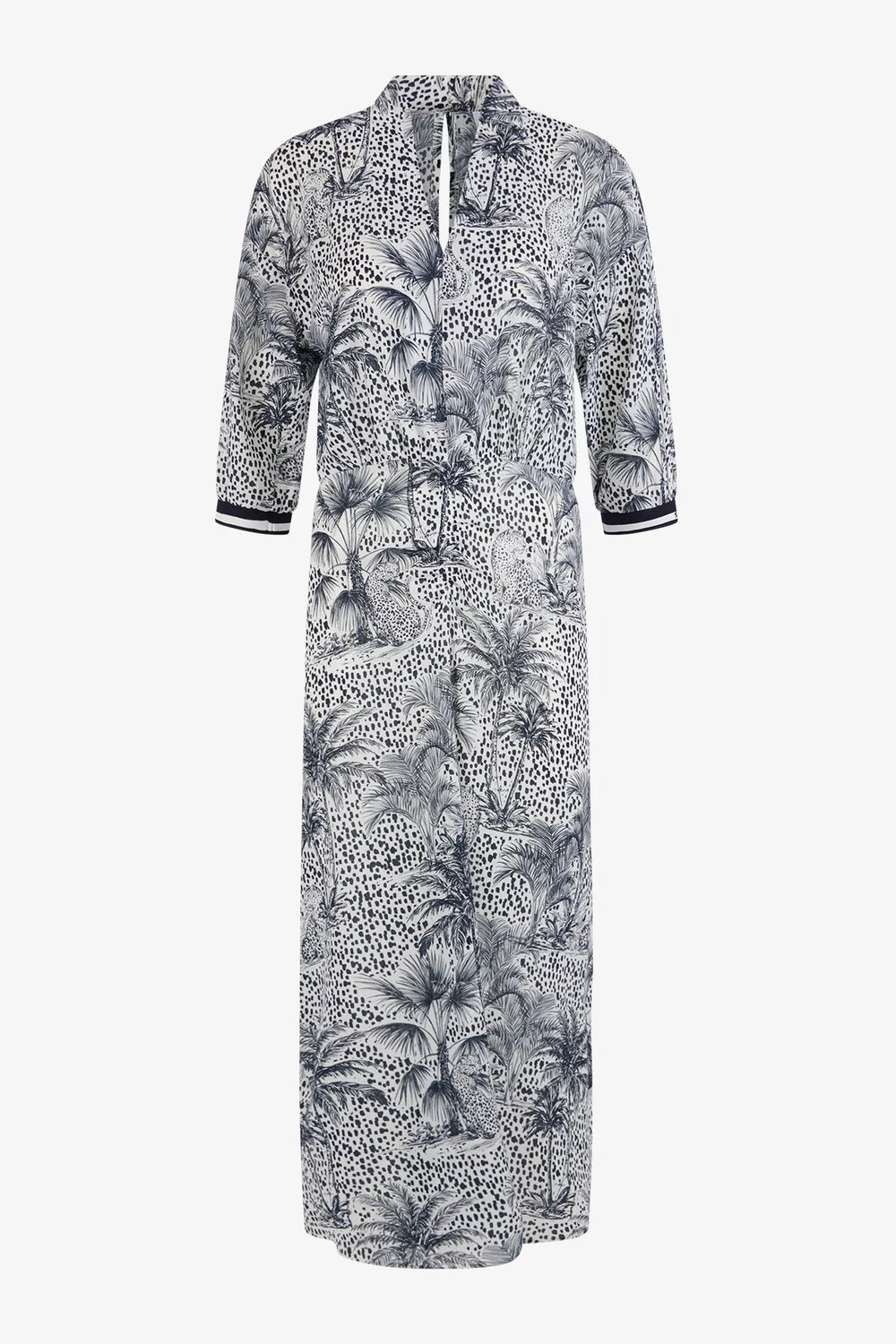 Print-Kleid aus Viskose 01