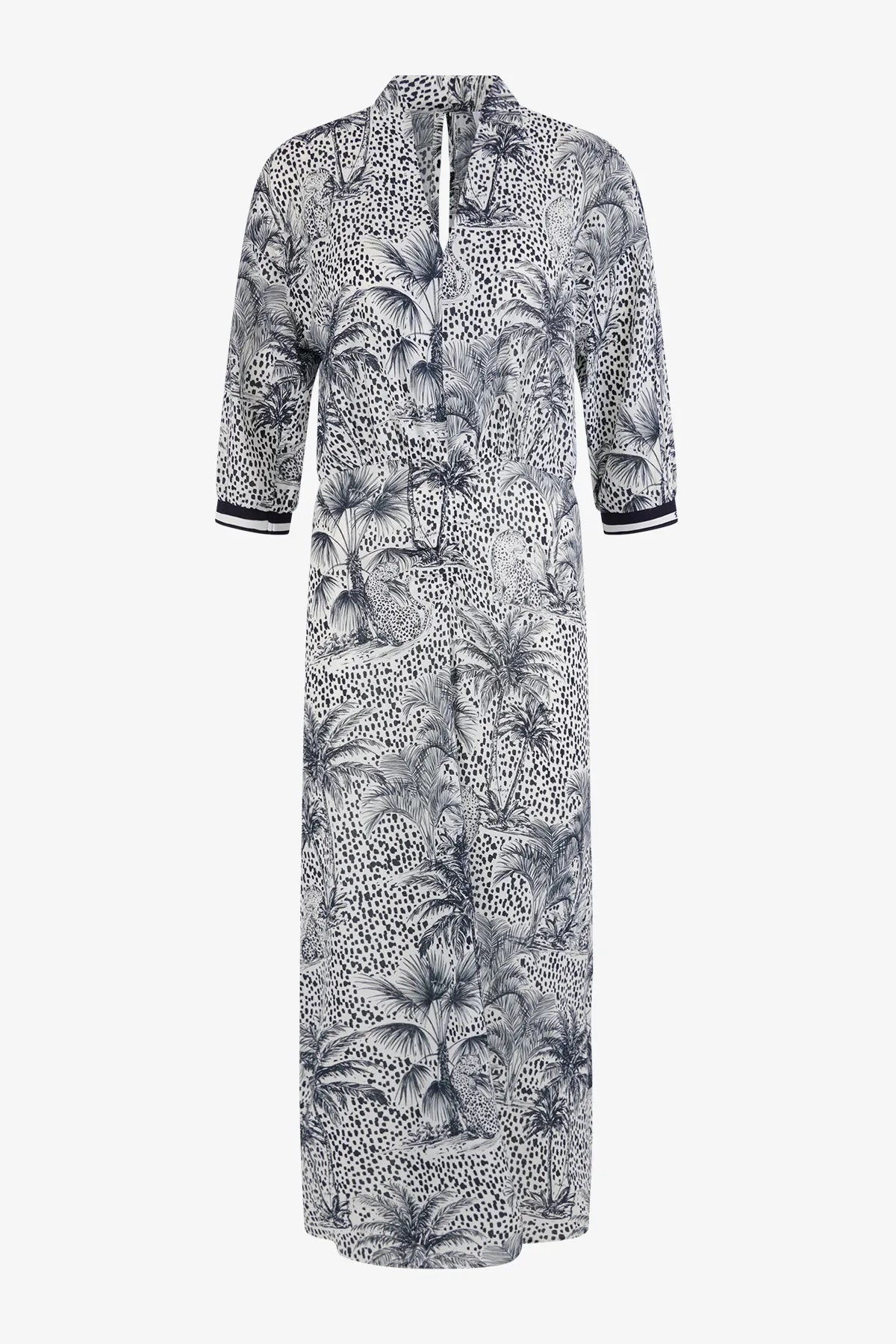 Print-Kleid aus Viskose 01