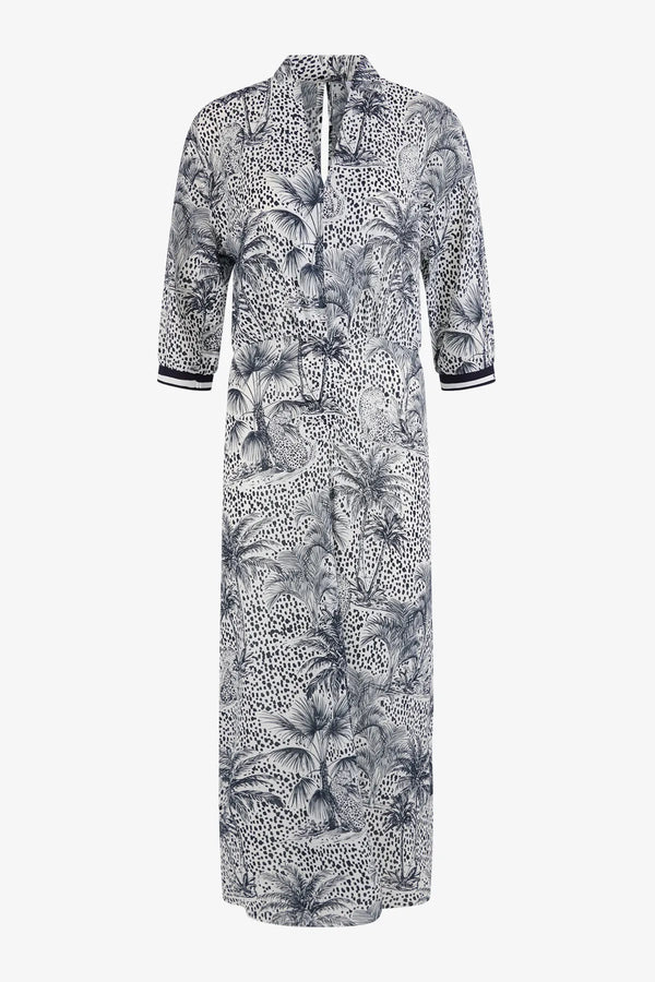 Print-Kleid aus Viskose 01