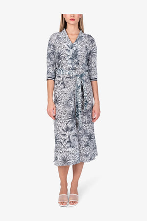Print-Kleid aus Viskose 03
