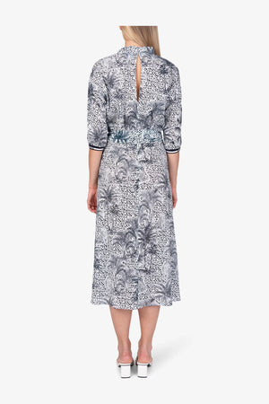Print-Kleid aus Viskose 05