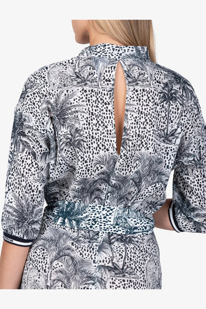Print-Kleid aus Viskose 06