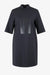 T-Shirt-Kleid mit großem Laser-Motiv 01