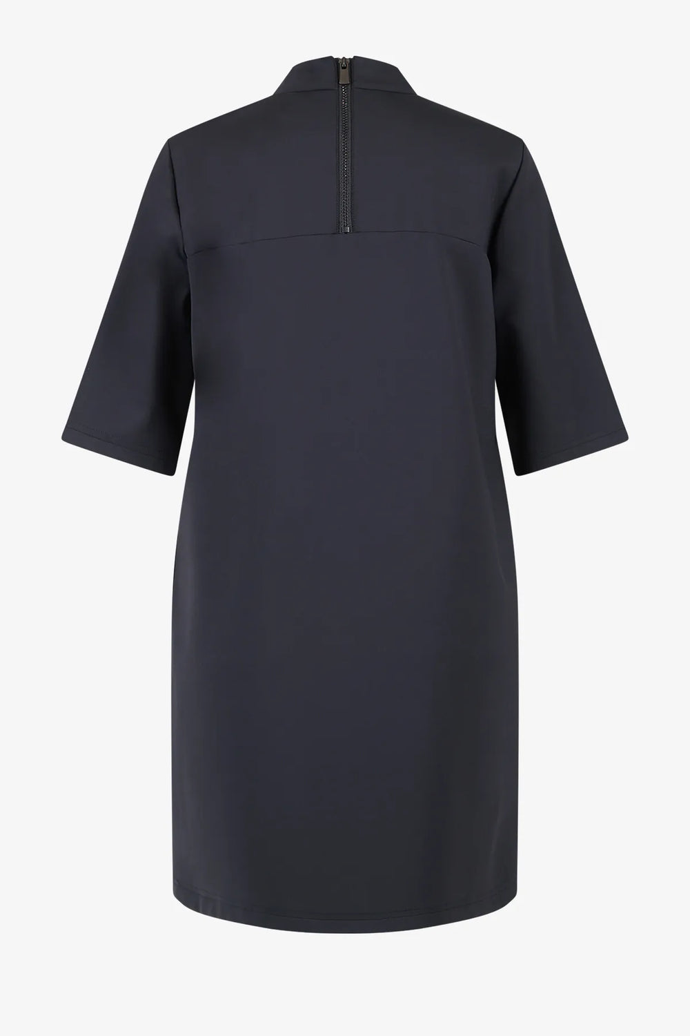 T-Shirt-Kleid mit großem Laser-Motiv 01