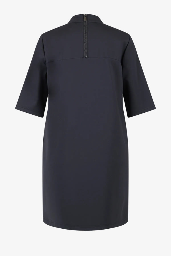 T-Shirt-Kleid mit großem Laser-Motiv 02