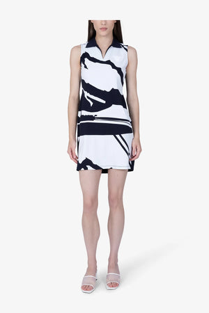 Ärmelloses Golfkleid mit Mountain-Print 03