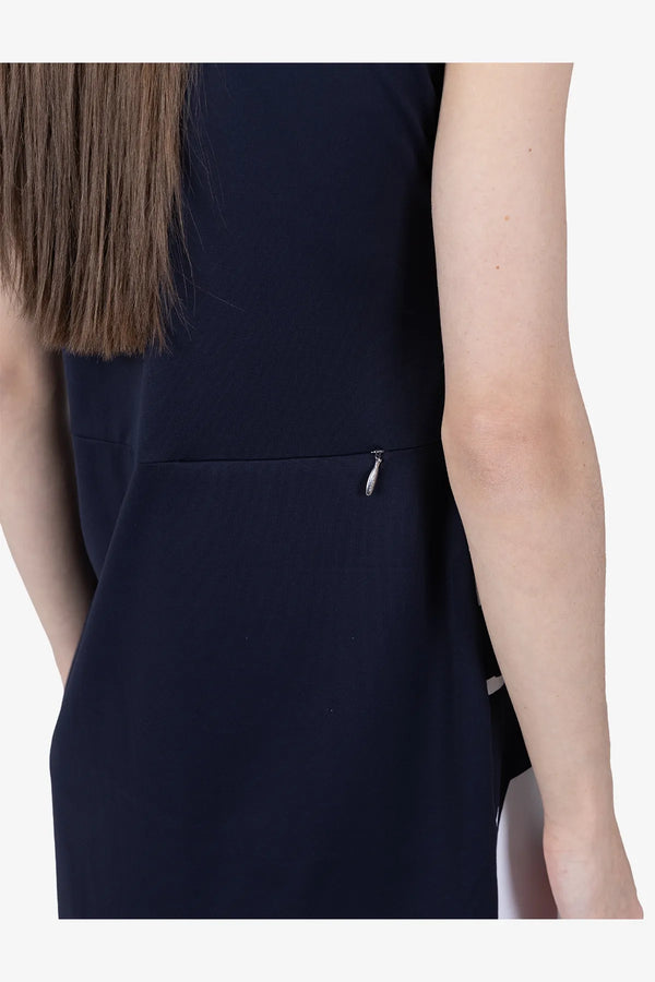 Ärmelloses Golfkleid mit Mountain-Print 07