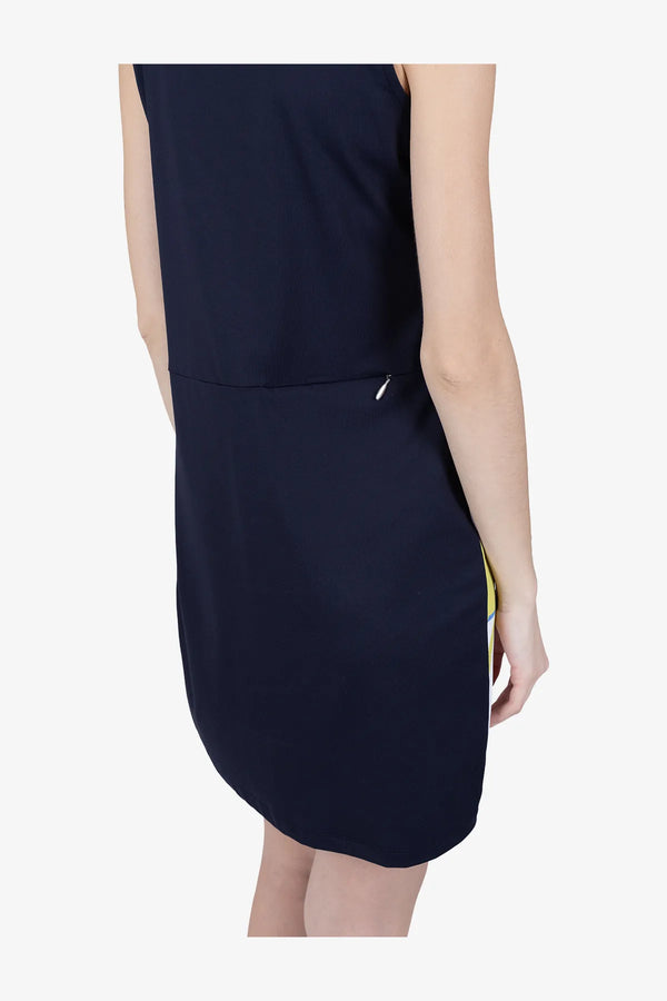 Ärmelloses Golfkleid mit Mountain-Print 07