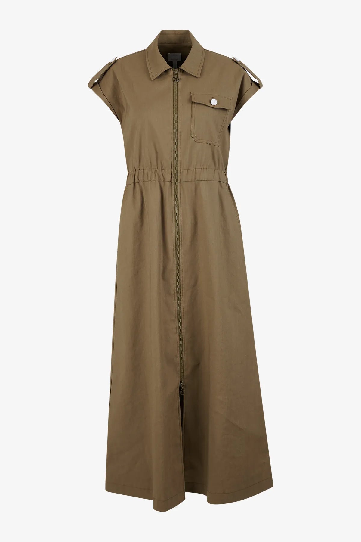 Maxi-Kleid mit Leinen 01