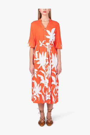 Maxikleid mit feiner Viskose 03