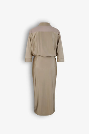 Jerseykleid mit Knotendetail 02