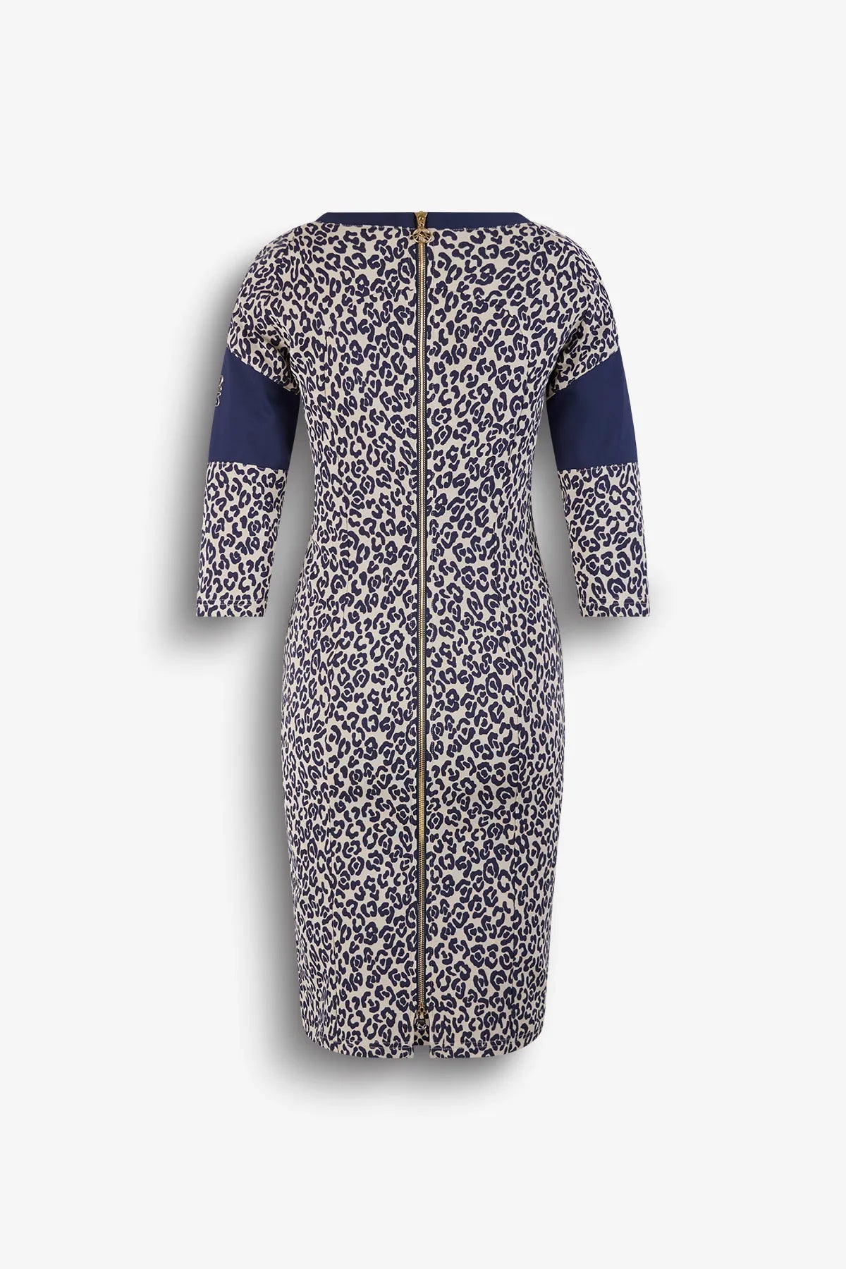 Kleid im Leo-Jacquard 02