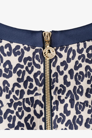 Kleid im Leo-Jacquard 08
