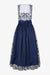 Dirndl aus Leinen mit Paisley-Print 01