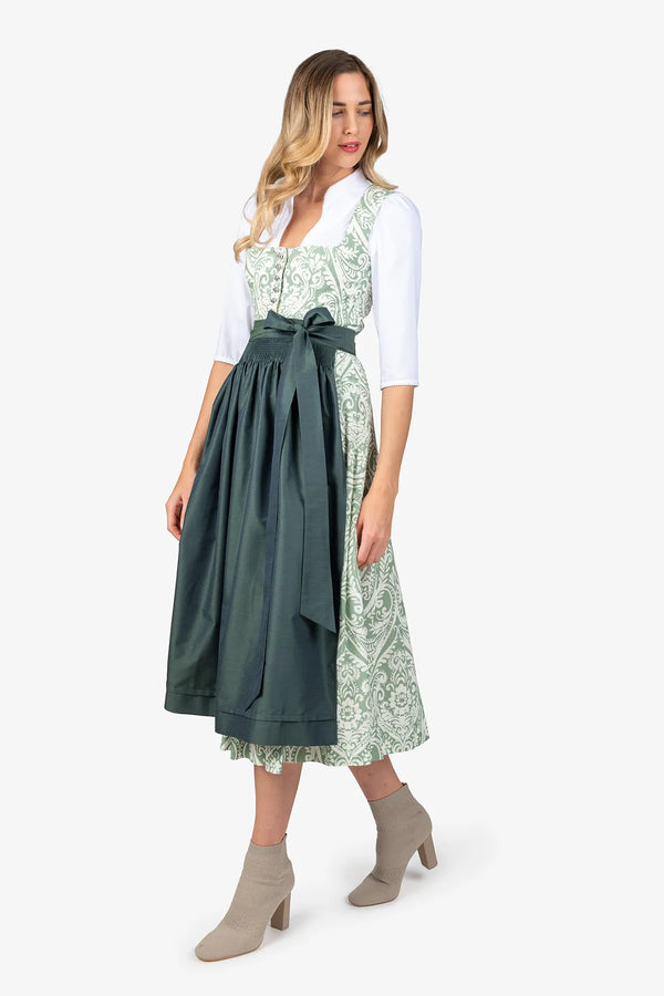 Dirndl aus Leinen mit Paisley-Print 03