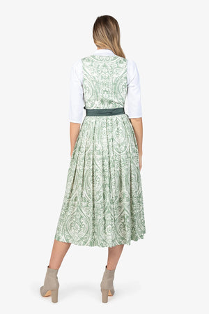 Dirndl aus Leinen mit Paisley-Print 04