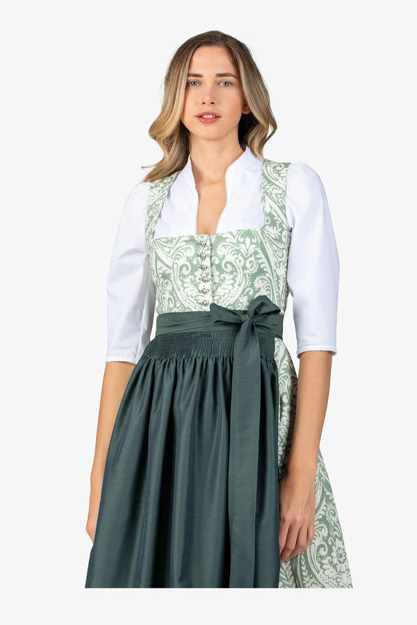 Dirndl aus Leinen mit Paisley-Print 05