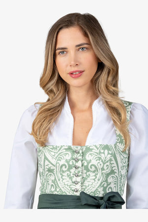 Dirndl aus Leinen mit Paisley-Print 07