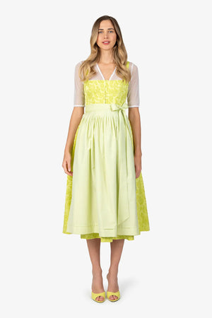 Dirndl aus Blütenjacquard 02