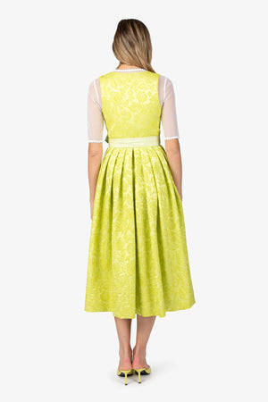 Dirndl aus Blütenjacquard 04
