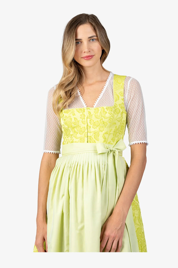 Dirndl aus Blütenjacquard 05