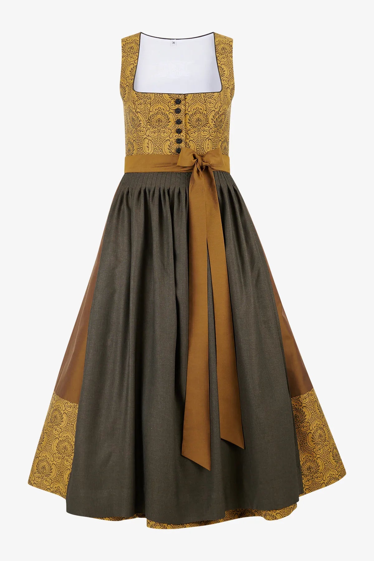Baumwoll-Leinen-Jacquard-Dirndl 01