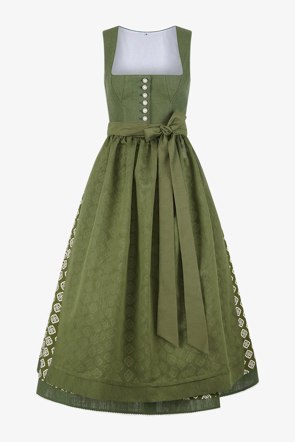 Dirndl aus Baumwolle und Leinen 01