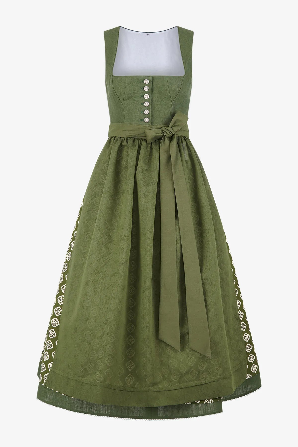 Dirndl aus Baumwolle und Leinen 01